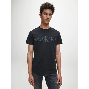 Calvin Klein pánské černé tričko. - M (BEH)